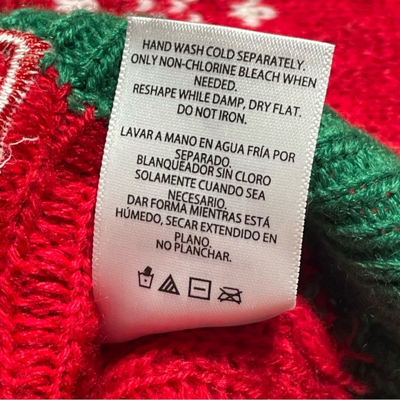 Holiday Time Santa Sweater. Men’s size Medium (38-40). Pre-owned. Cup pocket. - Picture 8 of 12